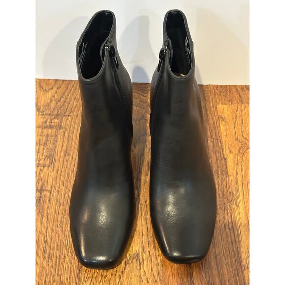 Bella Vita Women's Wilma Stacked Heel Leather Ankle Boot Black Size 7.5 NWOB - Picture 3 of 8